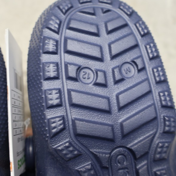 Crocs Men 12 Clog Blue Classic Lined Fleece Light Comfort Slip On Indoor NEW main image 12